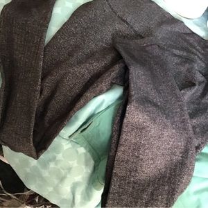 Lululemon grey herringbinenoattern leggings, sz 8